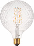 Elvhx LED Lampen für Fassung E27 und Form G125 Warmes Weiß 550lm Dimmbar 1Stück