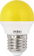 Elvhx LED Bulb 1.8W 72mm for Socket E27 and Shape P45 Yellow 160lm