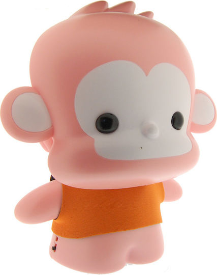 Spacecow Led Kids Decorative Lamp Monkey Pink