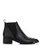 Sante Leder Damen Chelsea Stiefeletten Schwarz