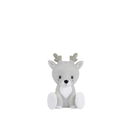 Flow Led Kids Decorative Lamp Fabian Mini Gray 5x5x7εκ.