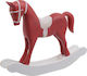 Click Set of Decorative Horses made of Wood 29x5x22cm 2pcs