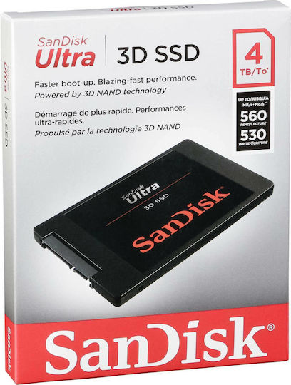 Sandisk Ultra 3D SSD 4TB 2.5'' SATA III
