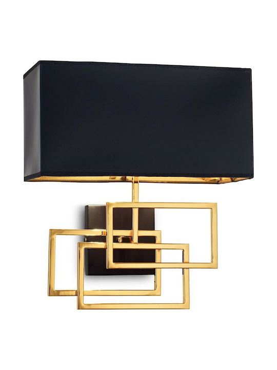 Ideal Lux Luxury AP1 Lamp Wall Gold 35x35x20cm