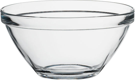 Bormioli Rocco Pompei Glass Salad Bowl Transparent 20x20cm