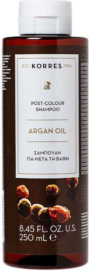 Korres Argan Oil Σαμπουάν Ενυδάτωσης & Διατήρησης Χρώματος για Βαμμένα Μαλλιά 250ml