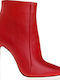 Sante Women's High Heel Ankle Boots Red