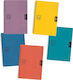 Next Spiral Notebooks Ruled B5 4 Subjects 6pcs (Μiscellaneous colours)