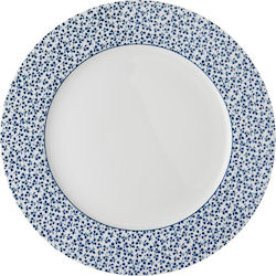 Laura Ashley Blueprints Πιάτο Γλυκού από Πορσελάνη Floris με Διάμετρο 21cm
