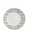 Ionia Fruit Plate Picnic Plate Desert made of Porcelain White with Diameter 20cm