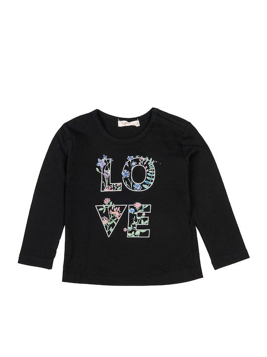 Alouette Kids Blouse Long Sleeve Black