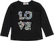 Alouette Kids Blouse Long Sleeve Black