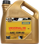 Ansoil Λάδι Αυτοκινήτου Universal HD 15W-40 4lt