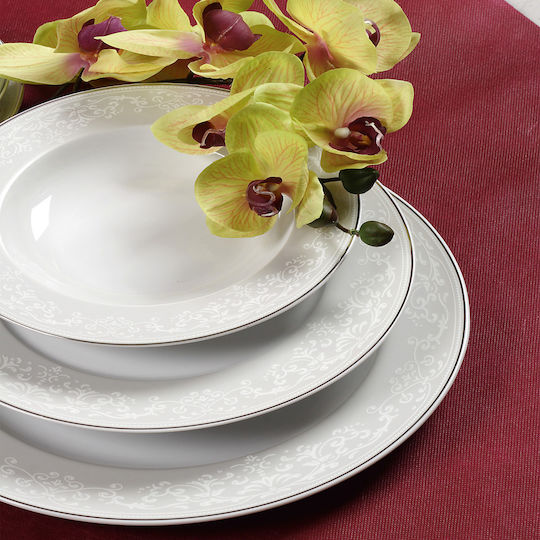 Cryspo Trio Passion Grey Porcelain Dinnerware Set 24.262.40 20pcs