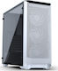 Phanteks Eclipse P400A Gaming Midi Tower Κουτί Υπολογιστή με Πλαϊνό Παράθυρο και RGB Φωτισμό Digital White
