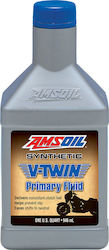 Amsoil V-Twin Primary Fluid Synthetisch Getriebeöl für Motorräder 946ml