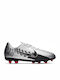 Vapor 13 Club FG/MG Παιδικά Ποδοσφαιρικά Παπούτσια με Τάπες Ασημί