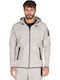 Men's Athletic Hooded Jacket White