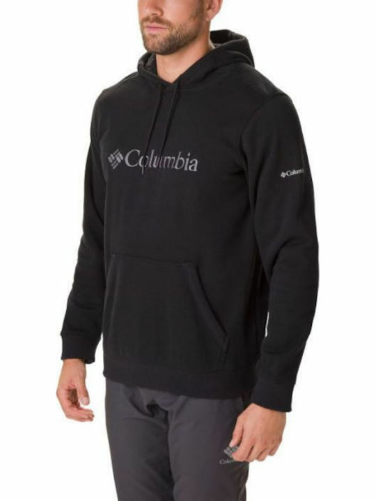 Columbia Men's Sweatshirt with Hood and Pockets Black