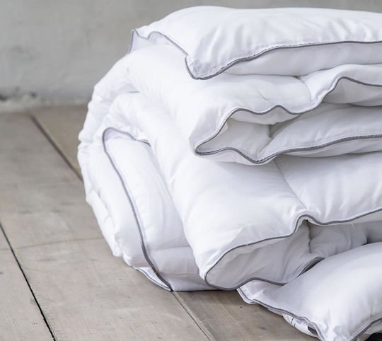 Nima Пухено Куинсайз с Пълнеж Microfiber 240x260бр Balance Бял 470 г/м²Gsm 9.5 togs Togs