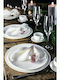 Maxwell & Williams Diamonds White Porcelain Dinnerware Set 12pcs