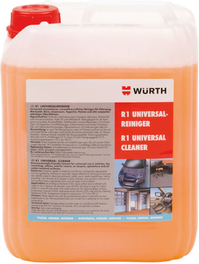 Wurth Υγρό Καθαρισμού για Αμάξωμα R1 Universal Cleaner 5lt
