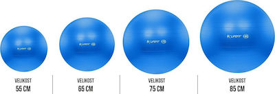 Lifefit Pro F-GYM-55-85-12-55CM Pilates Ball 55cm 1kg Blue