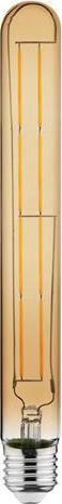 Horoz Electric Rustic Tube-8 LED-Lampe 8W 235mm für Fassung E27 und Form T30 Warmes Weiß 720lm