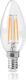 Fos me Λάμπα LED 6W για Ντουί E14 και Σχήμα C35...