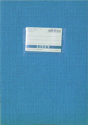 Neohart Notebook Ruled B5 50 Sheets Linen Blue 1pcs