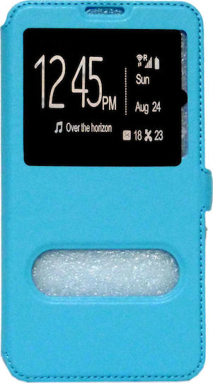 Book Synthetic Leather Light Blue (Redmi Note 6 Pro)