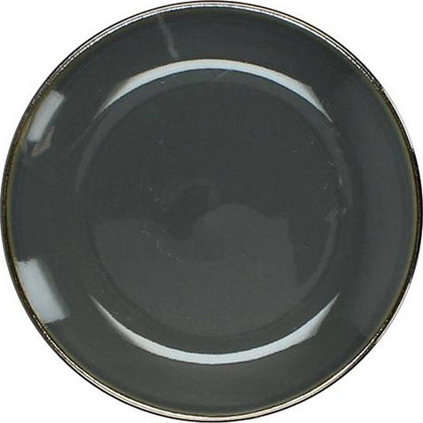 Zaros Servierteller Wüste Keramik Grey mit Durchmesser 19.5cm 1Stück