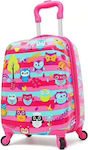 A2S Colorful Owls Cabin Suitcase H45cm