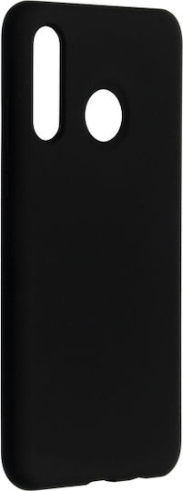 Senso Liquid Back Cover Σιλικόνης Μαύρο (Galaxy A40)