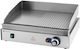 Hendi Commercial Flat Top Electric Griddle with Flat & Ribbed Plate 2.4kW 55x42x24cm