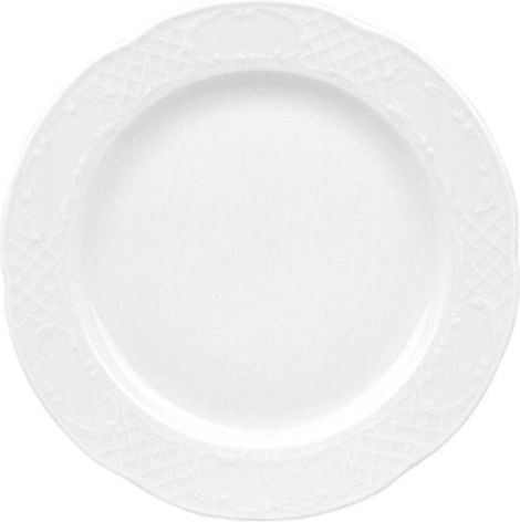 Güral Porselen Flora Plate Desert made of Porcelain White with Diameter 16cm