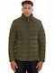 Ice Tech Herren Winter Jacke Puffer Khaki