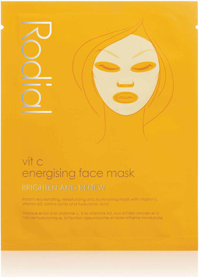 Rodial Vit C Sheet Μάσκα Προσώπου για Αναζωογόνηση 20ml