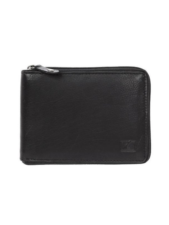 Lavor Men's Leather Wallet with RFID Black