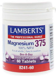 Lamberts Magnesium 100% NRV 375mg 60 ταμπλέτες