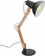 Navaris Office Lamp with Foldable Arm in Gray Color