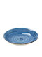Espiel Terra Plate Soup made of Porcelain Blue with Diameter 23.5cm