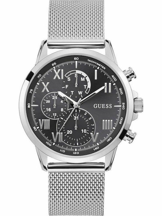 Guess Ανδρικό Ρολόι 44mm Χρονογράφος Μπαταρίας ...