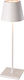 VK Lighting Outdoor Floor Lamp LED for Exterior Space 2.2W with Warm White Light IP54 White