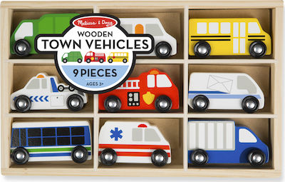 Melissa & Doug Town Car Set Fire Truck