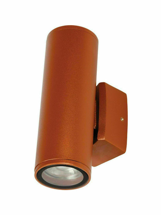 VK Lighting Wandmontiertes Außen-Spotlight GU10 IP65 Doppelstrahl