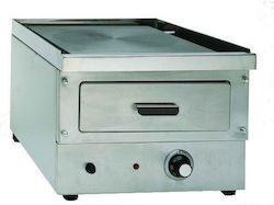 ΤζεΘάν Gewerbliche Flachgrillplatten Elektrisch 39x52x30cm 3.2kW mit glatter & geriffelter Platte Tx3.5