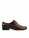 Clarks Hamble Oak Leder Damen Oxfords in Burgundisch Farbe