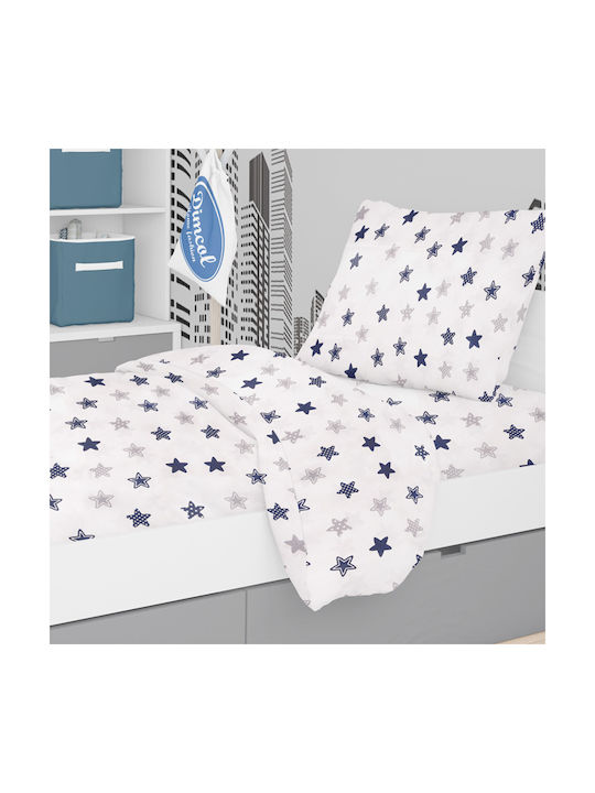 Dimcol Παιδικό Πάπλωμα Μονό Star 102 Blue 160x2...