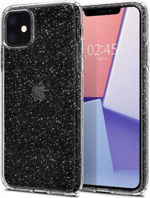 Spigen Liquid Crystal Glitter Back Cover Σιλικόνης Διάφανο (iPhone 11)